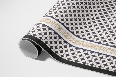 Buiten tapijt Geometrische vlecht elegante mozaïek