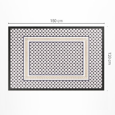 Buiten tapijt Geometrische vlecht elegante mozaïek