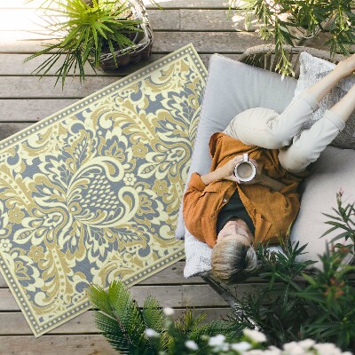 Tuinkleed Exotische bloemen planten ornament