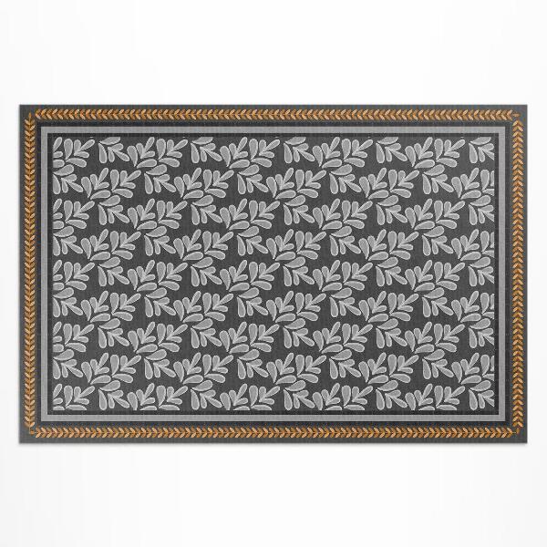 Buiten tapijt Bloemenvlecht met plantenmotief