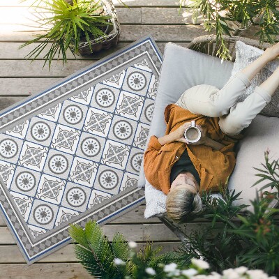 Buitenkleed Geometrische ruitvormige siertegels