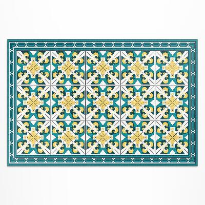 Buitenkleed Geometrische ruitkleurige tegels