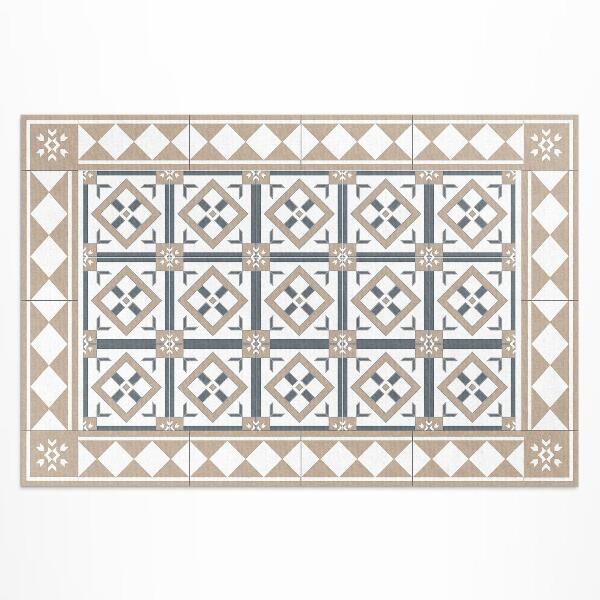 Tuinkleed Ruitvormige kubussen, elegante tegels