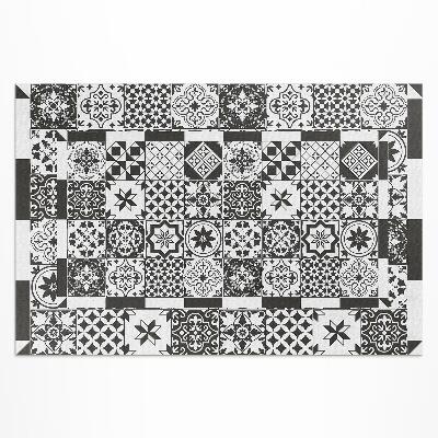 Buitenkleed Spaanse mozaïektegels met patroon