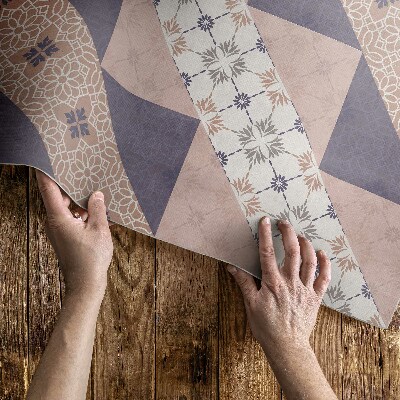 Buiten tapijt Modernistische pastelkleurige decoratieve strepen