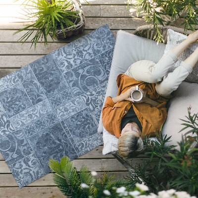 Buitenkleed Antieke tegels versleten tegels