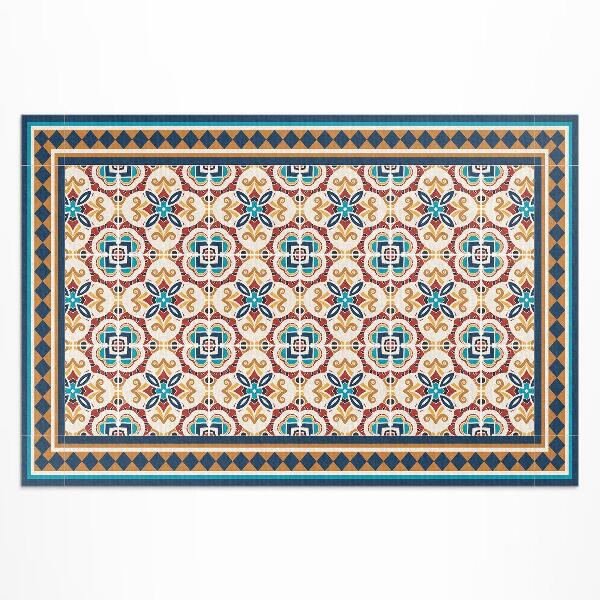 Buitenkleed Decoratieve tegels met bloemengeometrie