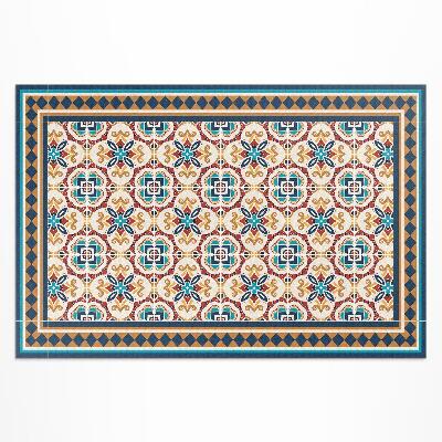 Buitenkleed Decoratieve tegels met bloemengeometrie