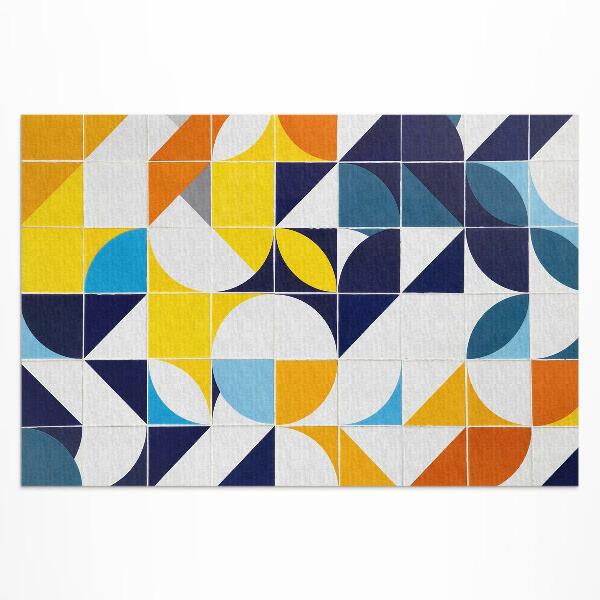 Tuinkleed Geometrische vormen moderne mozaïek