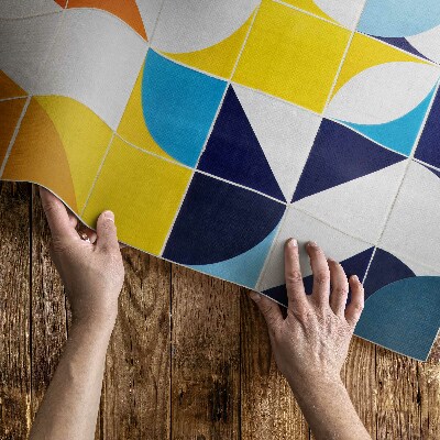 Tuinkleed Geometrische vormen moderne mozaïek