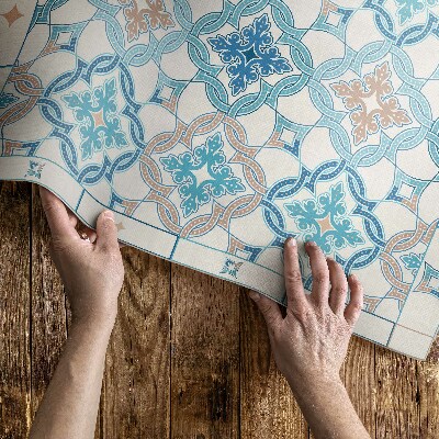 Buiten tapijt Geometrische geweven decoratieve tegels