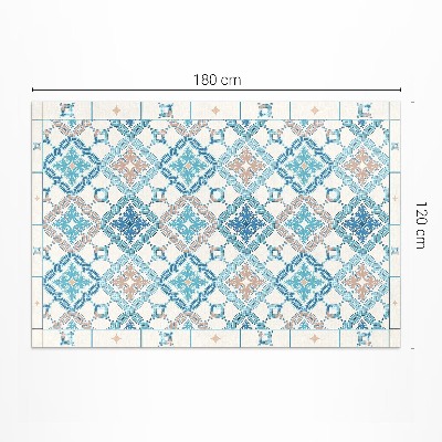 Buiten tapijt Geometrische geweven decoratieve tegels