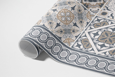 Tuinkleed Tegels en vlecht decoratief mozaïek