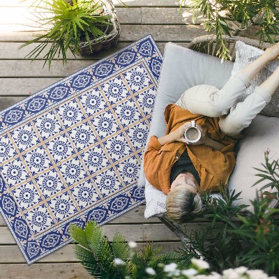 Buiten tapijt Griekse decoratieve mozaïektegels