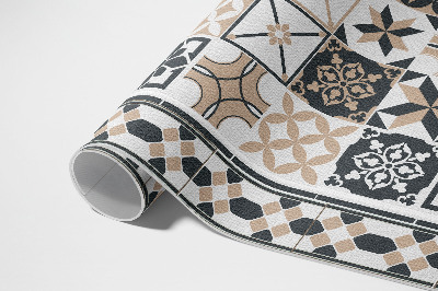 Tuinkleed Driekleurige geometrie decoratieve tegels