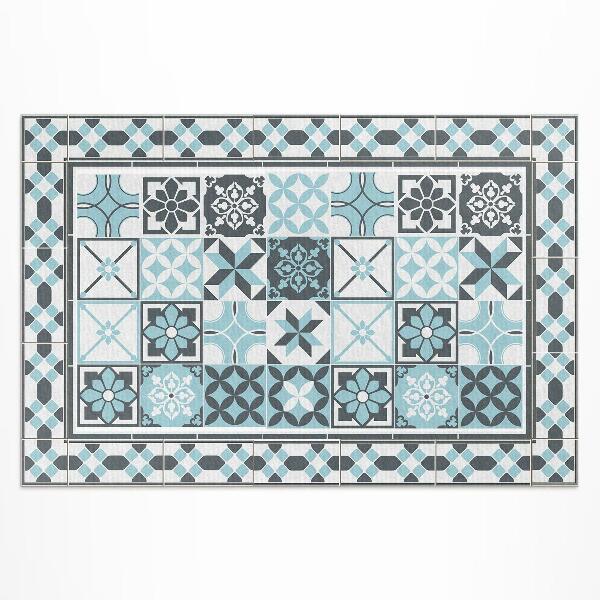 Buitenkleed Driekleurige geometrische siertegels