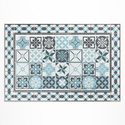 Buitenkleed Driekleurige geometrische siertegels