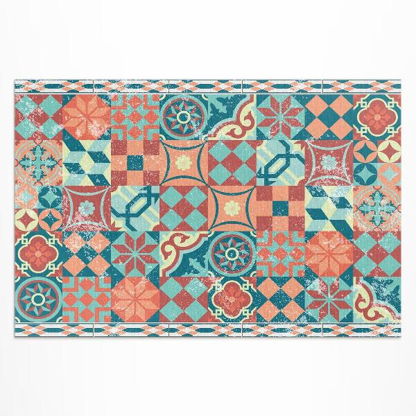 Tuinkleed Portugese retro verweerde tegels