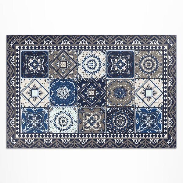 Buiten tapijt Bloementegels elegante tegels