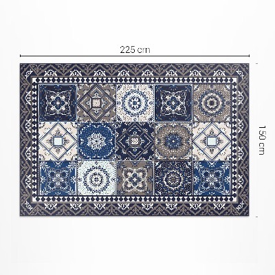 Buiten tapijt Bloementegels elegante tegels