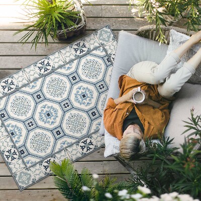 Buitenkleed Geometrische vormen elegante tegels