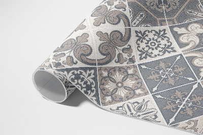 Tuinkleed Catalaans bloemenpatroon mozaïek