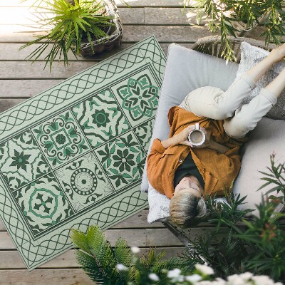 Buiten tapijt Spaanse vlecht mooie tegels