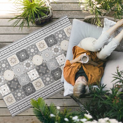 Tuinkleed Gepatroneerde mozaïektegels en -stroken