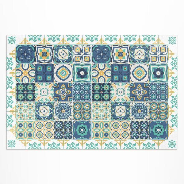 Buiten tapijt Spaanse mozaïektegels met patroon