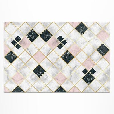 Buiten tapijt Prachtige marmeren stenen tegels