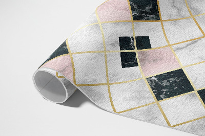 Buiten tapijt Prachtige marmeren stenen tegels