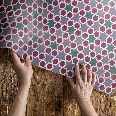 Tuinkleed Geometrische sterren klein mozaïek