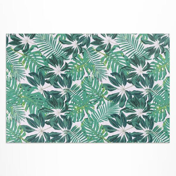 Buitenkleed Palmbladeren tropische vegetatie