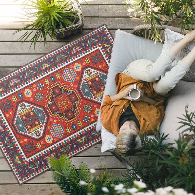 Buiten tapijt Turkse decoratieve imitatiestof