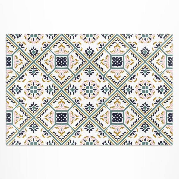 Buiten tapijt Geometrisch gepatroneerde tegels