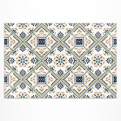 Buiten tapijt Geometrisch gepatroneerde tegels