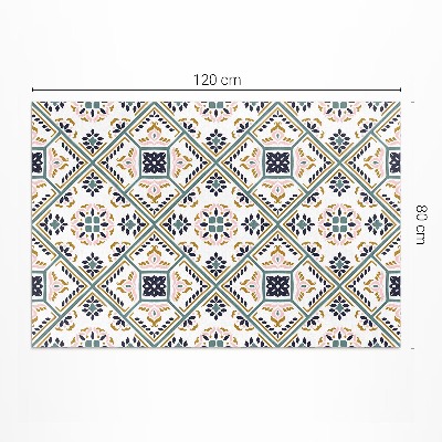 Buiten tapijt Geometrisch gepatroneerde tegels