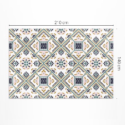 Buiten tapijt Geometrisch gepatroneerde tegels