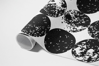 Buitenkleed Minimalistisch ontwerp met zwarte cirkels