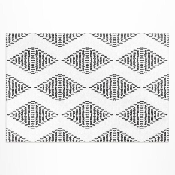 Buiten tapijt Ruiten gemaakt van lijnen