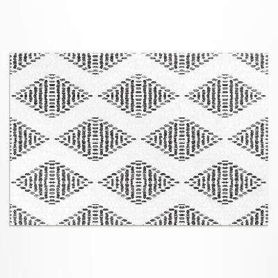 Buiten tapijt Ruiten gemaakt van lijnen