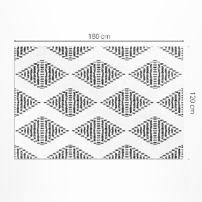 Buiten tapijt Ruiten gemaakt van lijnen