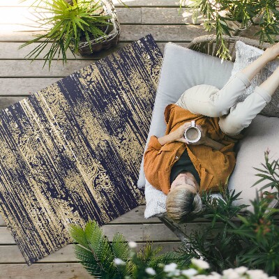 Tuinkleed Vintage boho distressed stoftextuur