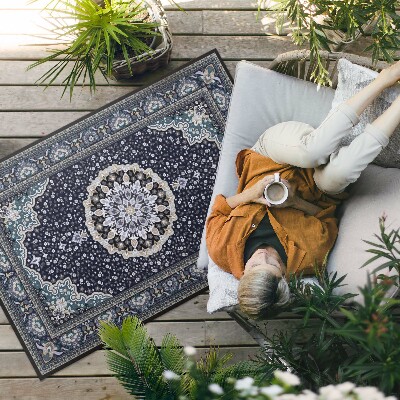 Buiten tapijt Ornament met mandala-patroon