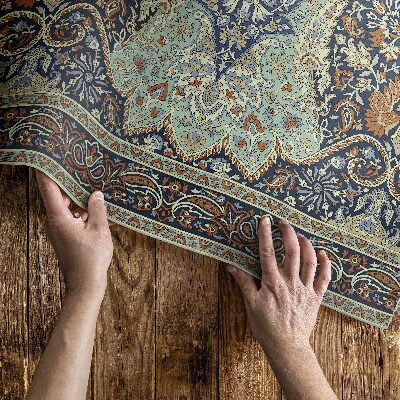 Buiten tapijt Prachtige Turkse bloemenornamentdetails