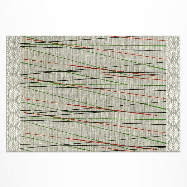 Buiten tapijt Japanse houtsnede imitatiestof