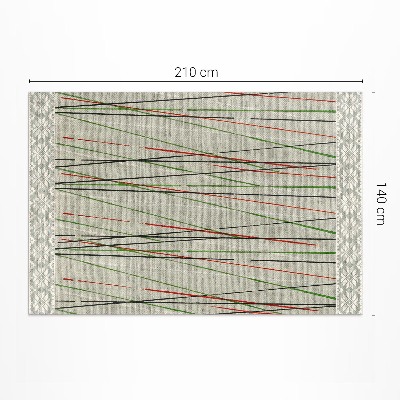 Buiten tapijt Japanse houtsnede imitatiestof