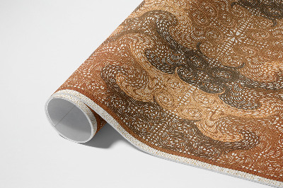 Buiten tapijt Decoratief wervelend oosters patroon