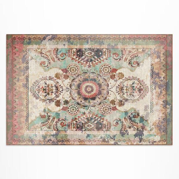 Buiten tapijt Kleurrijk decoratief ornament