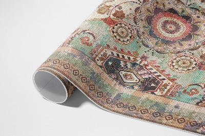 Buiten tapijt Kleurrijk decoratief ornament